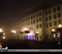 Hotel Port Royal im Nebel