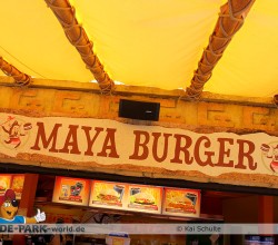 Schild: Maya Burger