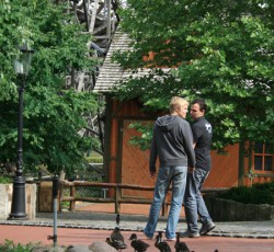 Entenfamilie auf Colossos