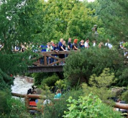 Warteschlange Mountain Rafting