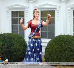 Figur vor dem Capitol