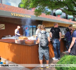 Grill bei der Verwalltung