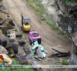 Abriss Wildwasserbahn 2
