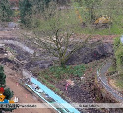 Abrissarbeiten Wildwasserbahn 2