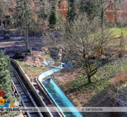 Abrissarbeiten Wildwasserbahn 2