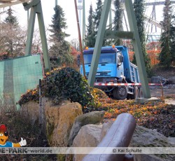 Abrissarbeiten Wildwasserbahn 2