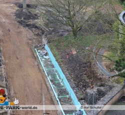 Abrissarbeiten Wildwasserbahn 2