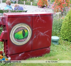 Bemalter Stromverteiler