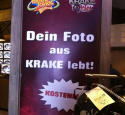 Krake lebt! Foto Terminal