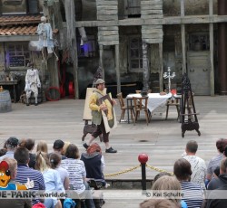 Warm Up der Piratenshow