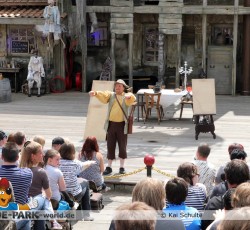 Warm Up der Piratenshow