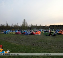 Biker Zeltplatz