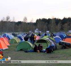 Biker Zeltplatz