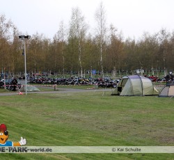 Biker Zeltplatz