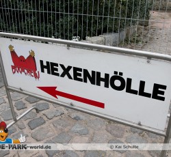Schild: Hexenhölle