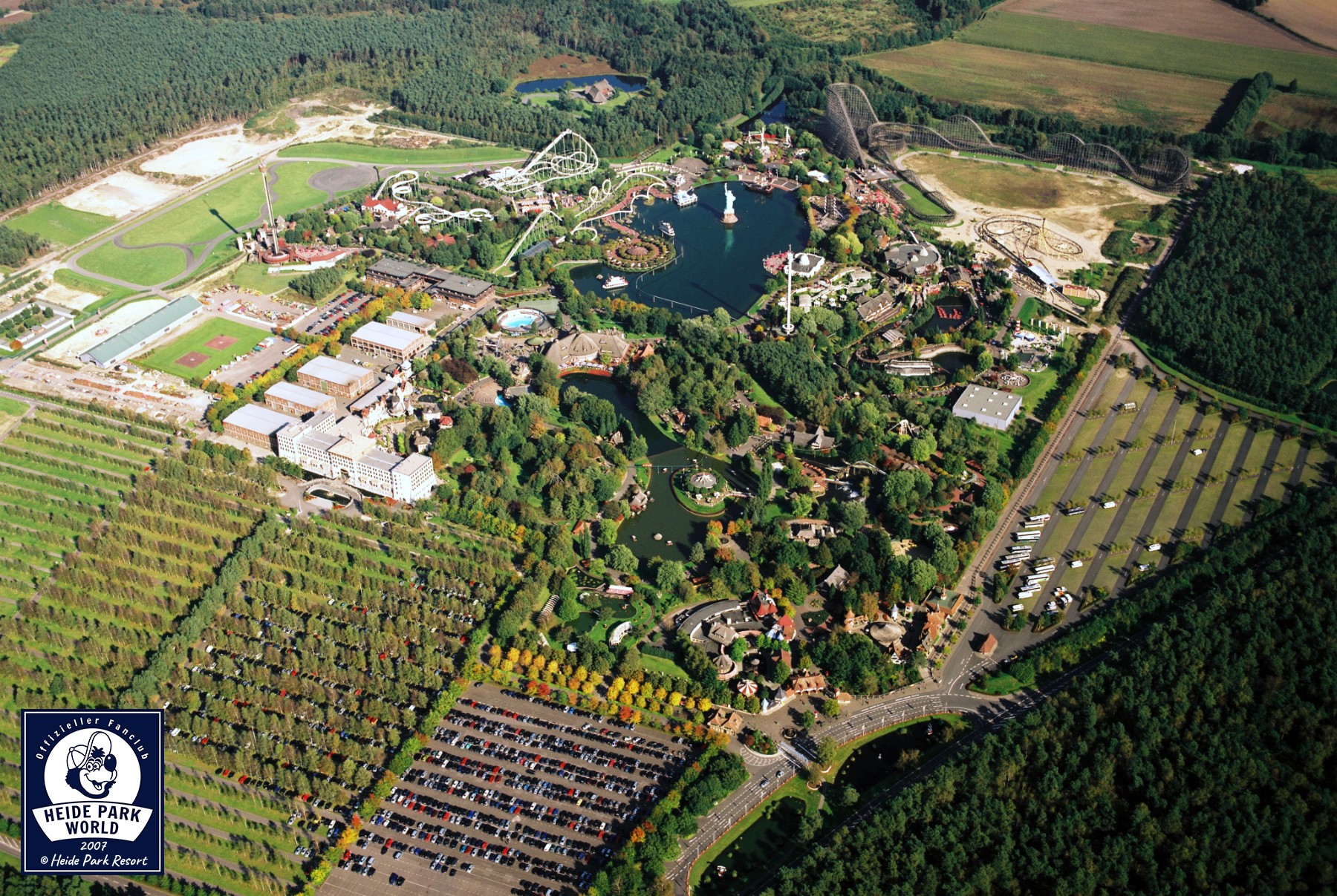Luftbild Heide Park 2007