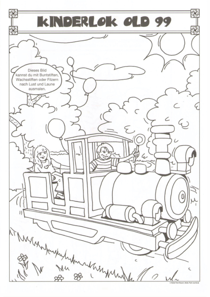 Ausmalen Old991 700