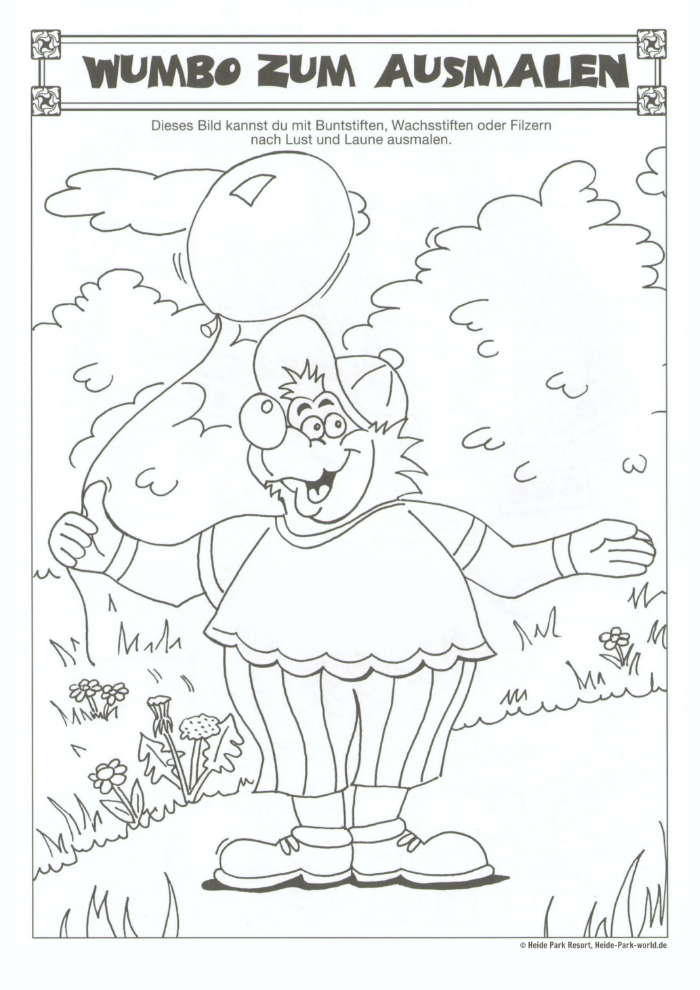 Ausmalen Wumbo 700