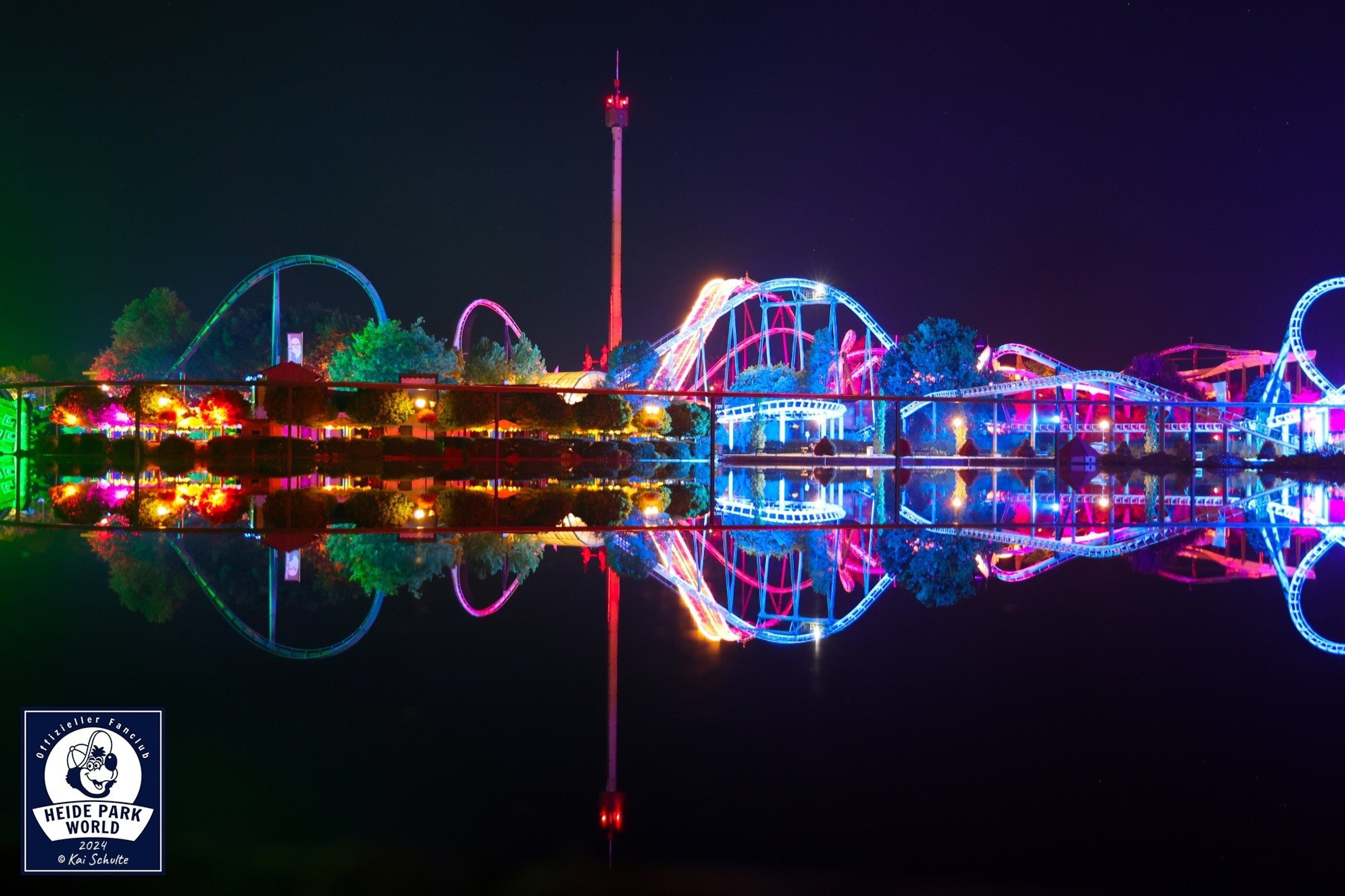 Die Late Rides rufen!  - Achterbahn fahren im Dunkeln im  Heide Park Resort
