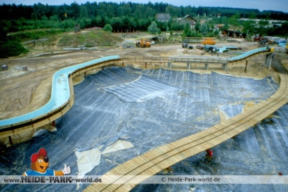 Rückhaltebecken wird angelegt