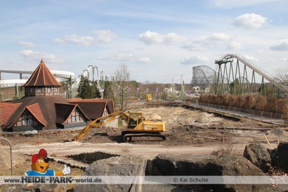 Weitere Erdarbeiten fanden statt