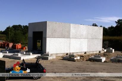 Rohbau Wartungshalle fertiggestellt