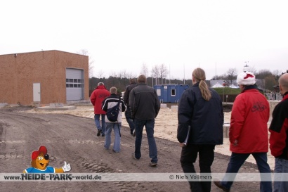 Baustellenführung im Dezember